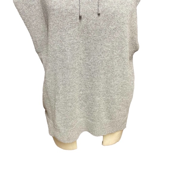Frankie Shop Juno Sleeveless Knit Hoodie Grey Melange Size XS/S - Picture 4 of 12